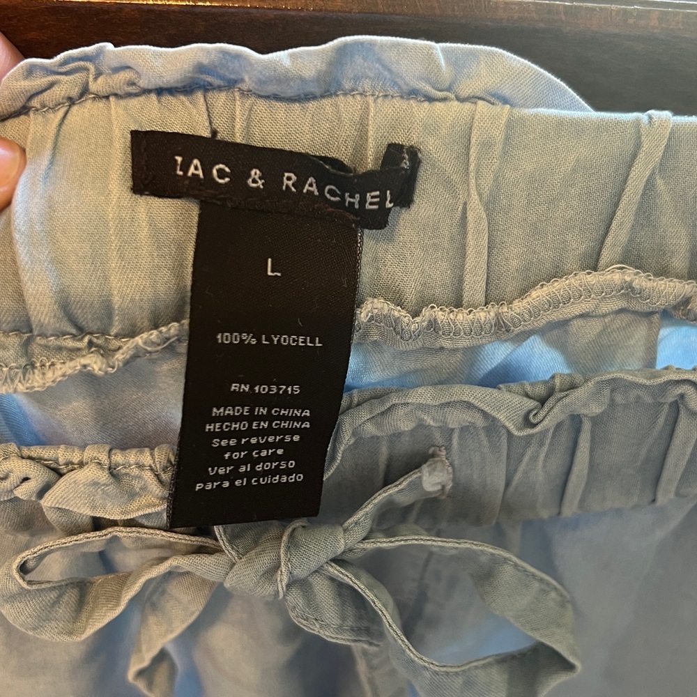 Zac & Rachel Light Blue Drawstring Pants - Picture 2 of 6